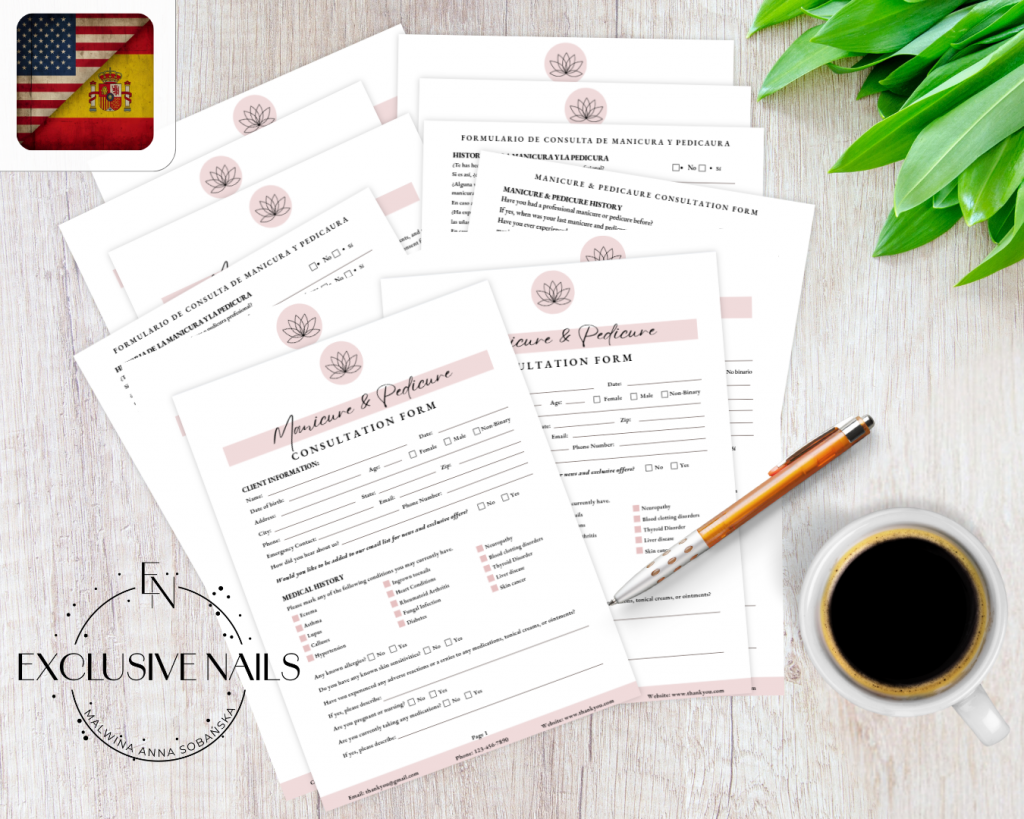 Documentación esencial para salones de belleza.